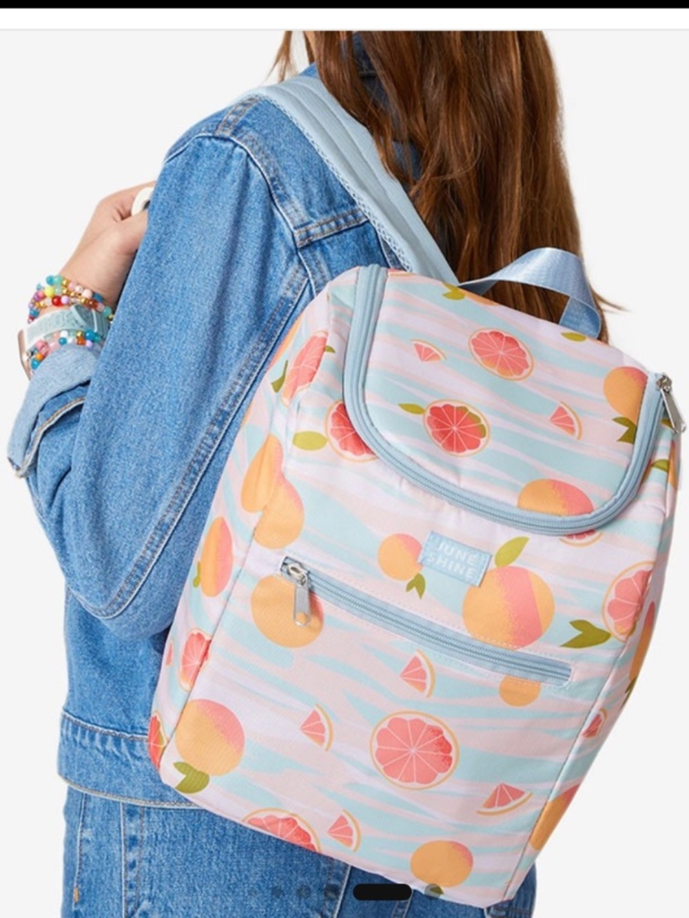 JuneShine Cooler Backpack Insulated “Summer Citrus”